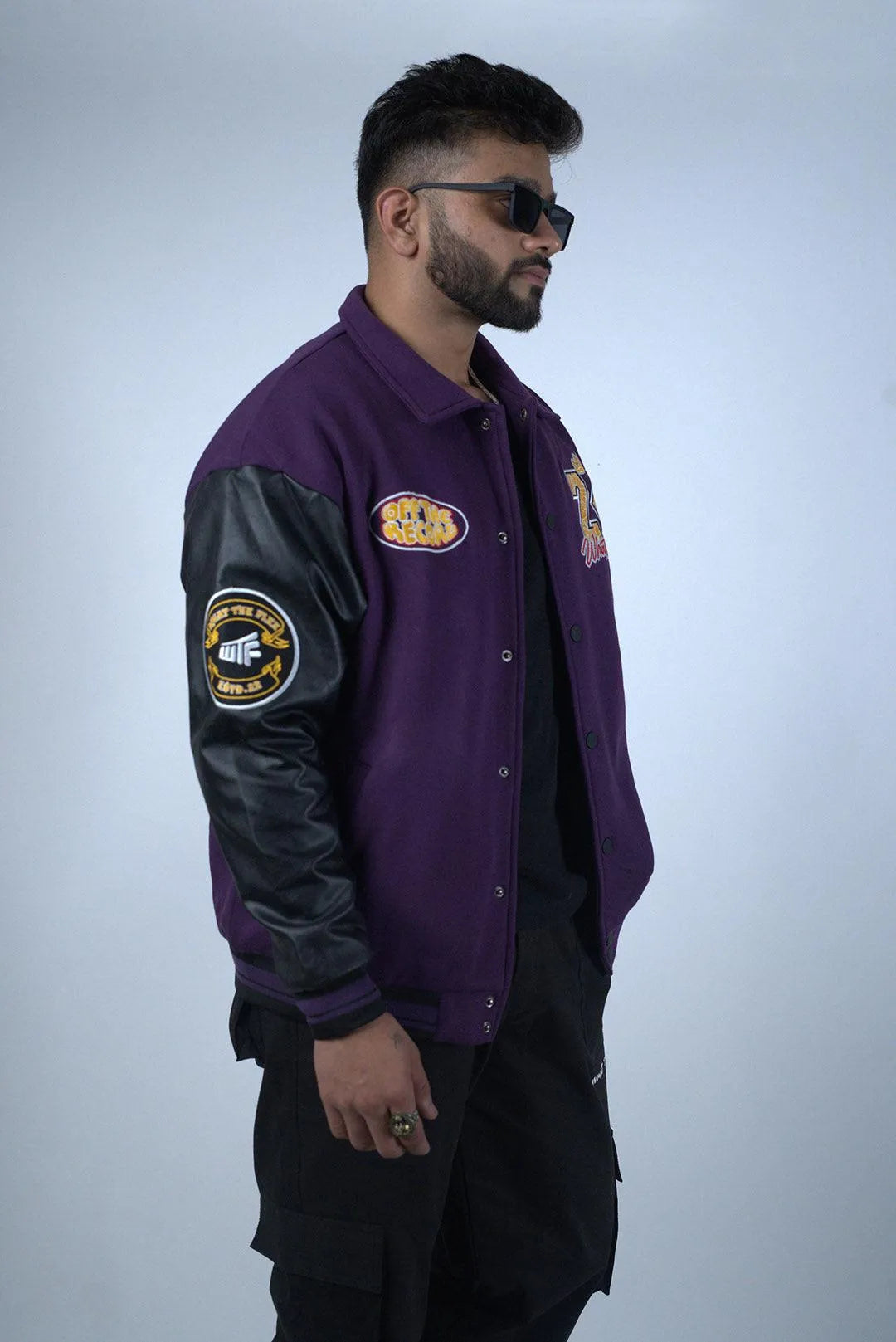 Take the Shot Purple Varsity Jacket