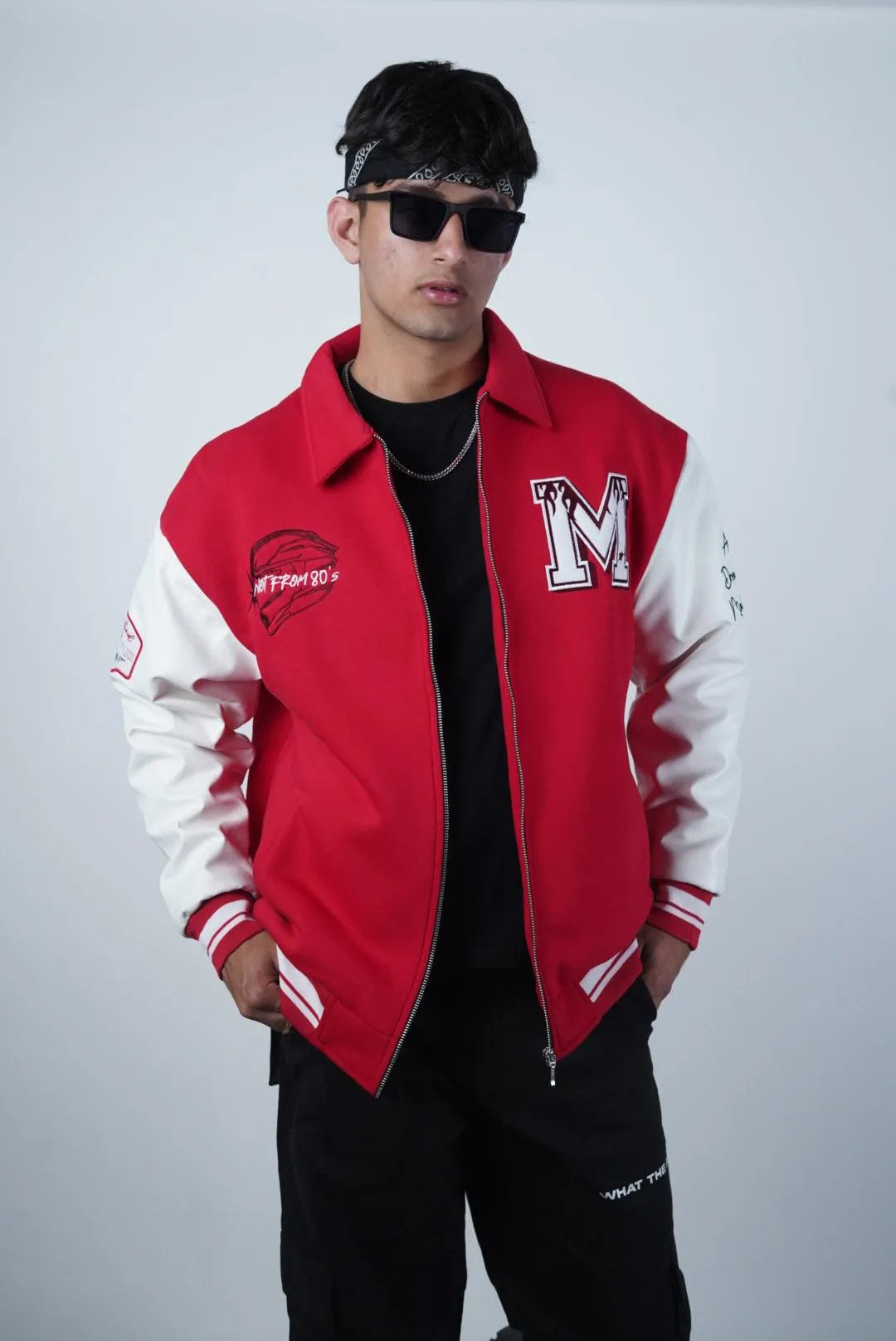 Young Forever Red Varsity Jacket