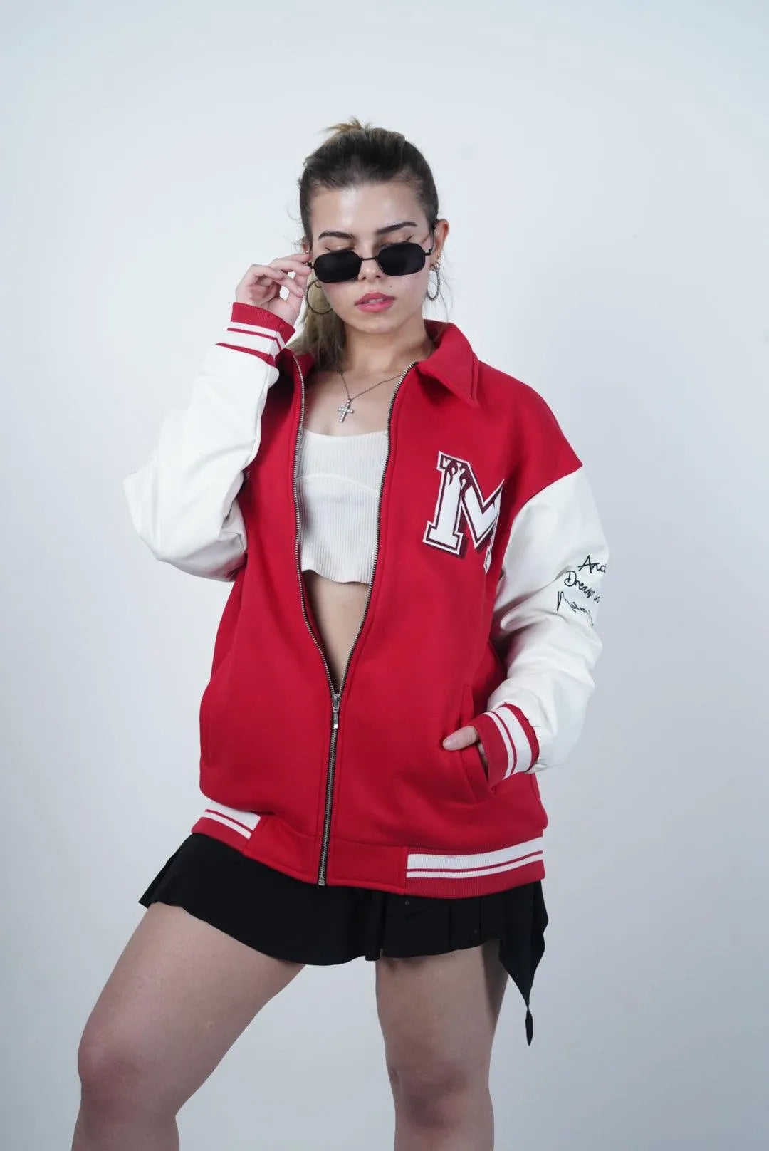 Young Forever Red Varsity Jacket
