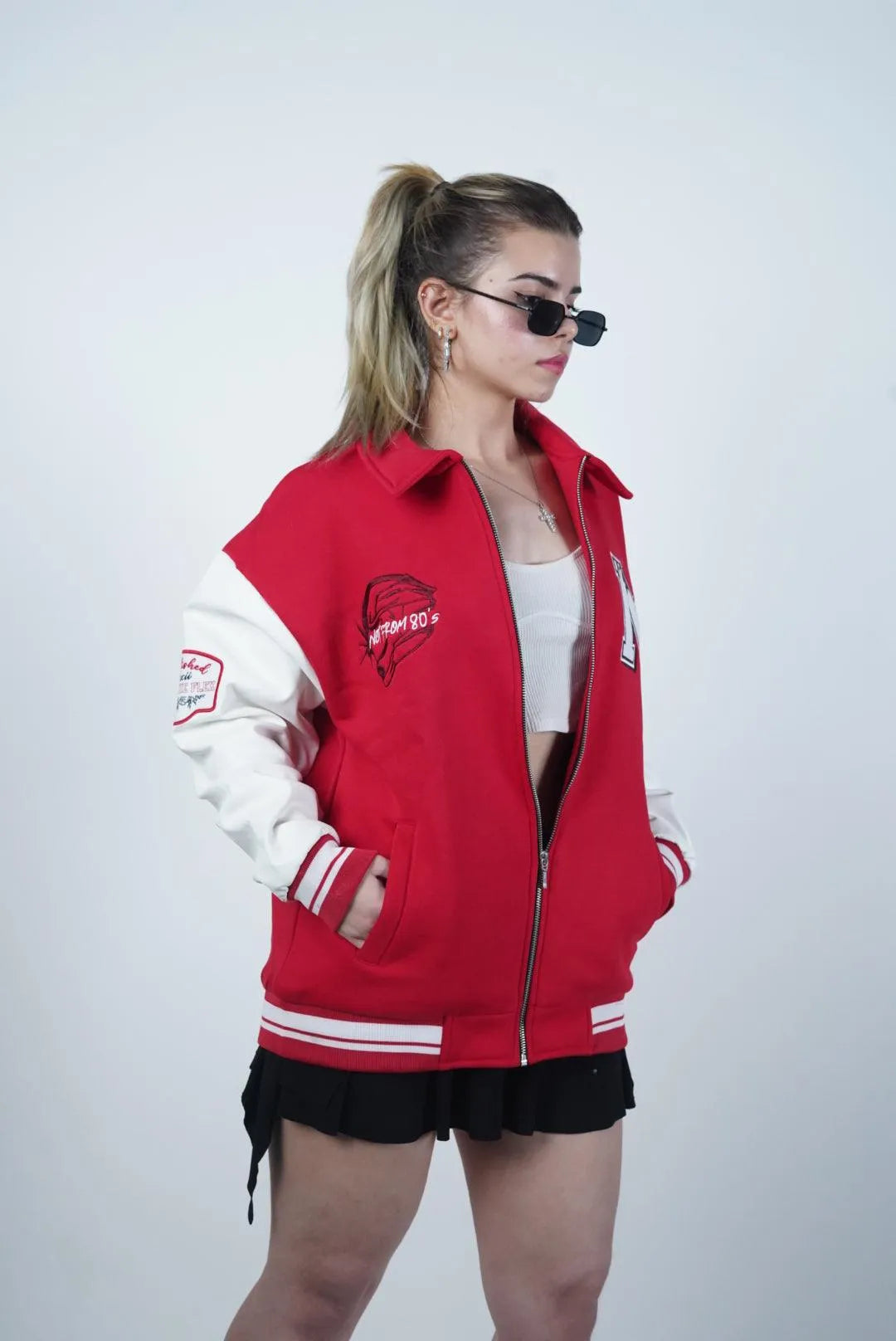 Young Forever Red Varsity Jacket
