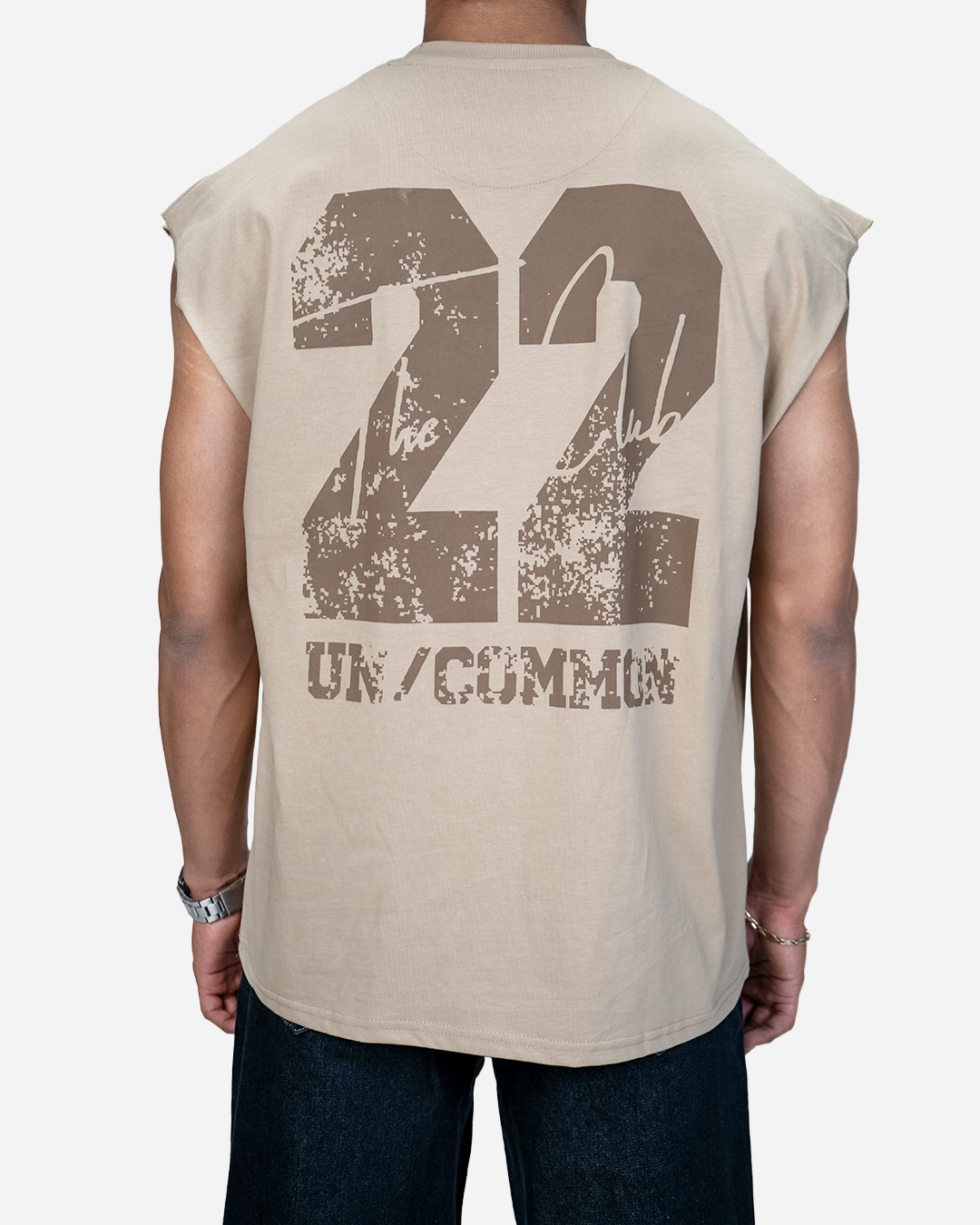 Uncommon Brown Cotton Vest