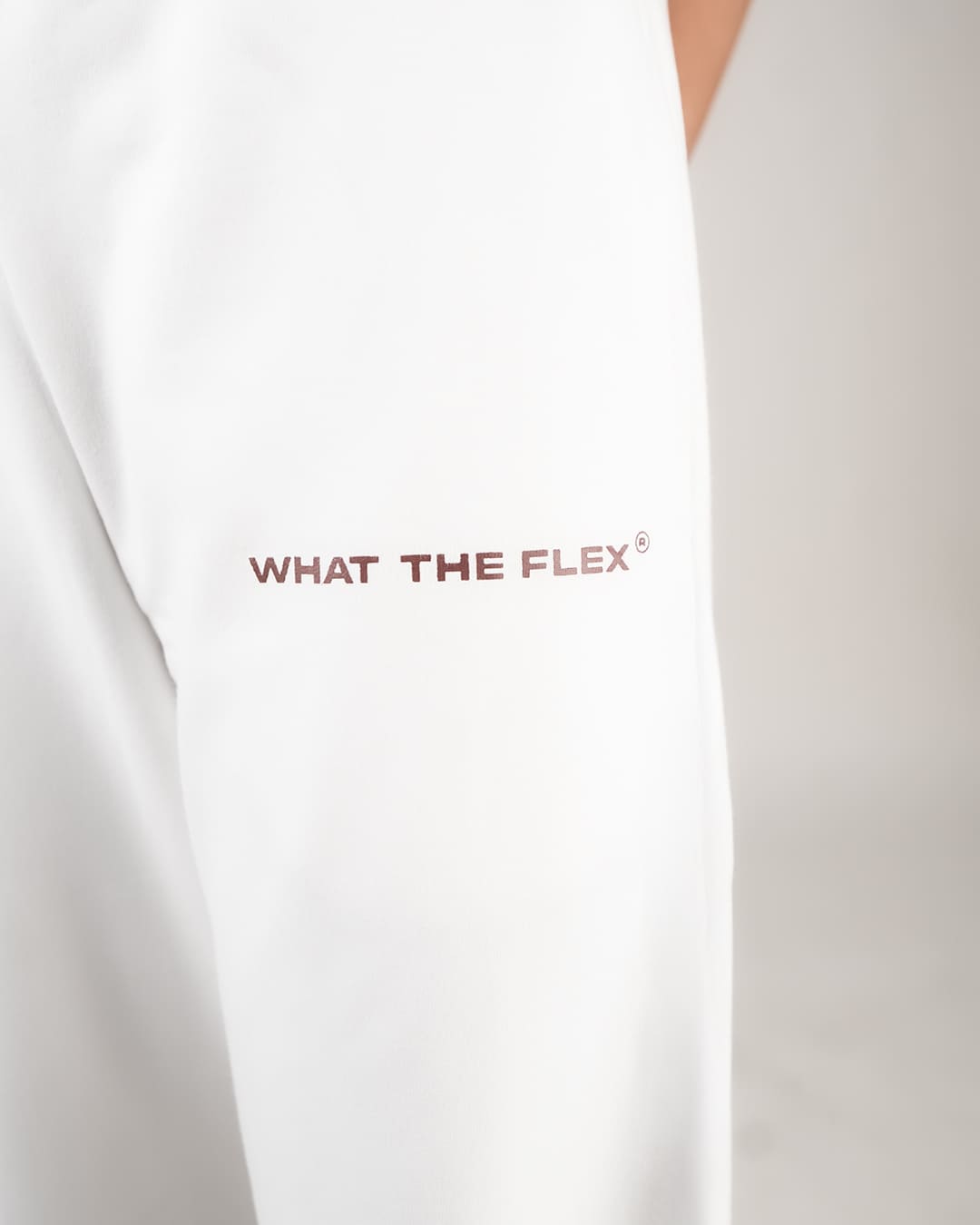 White Essential Cotton Pants