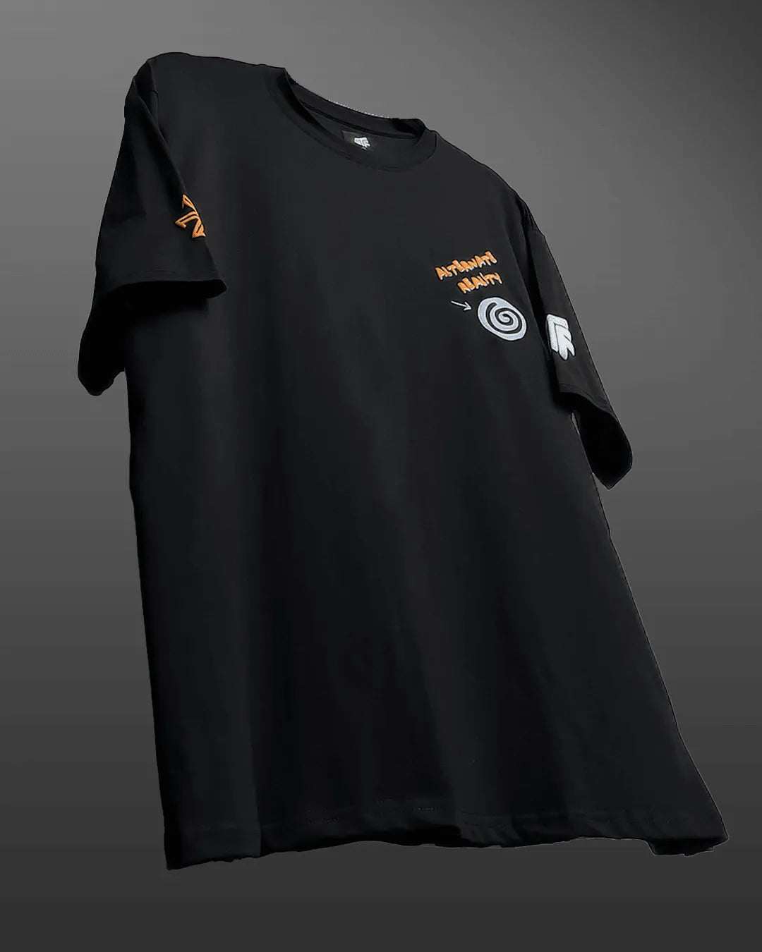 Zostel Universe Calling Oversized T-shirt in Black