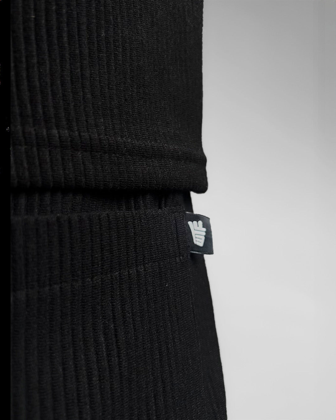 Black Ribbed Pants
