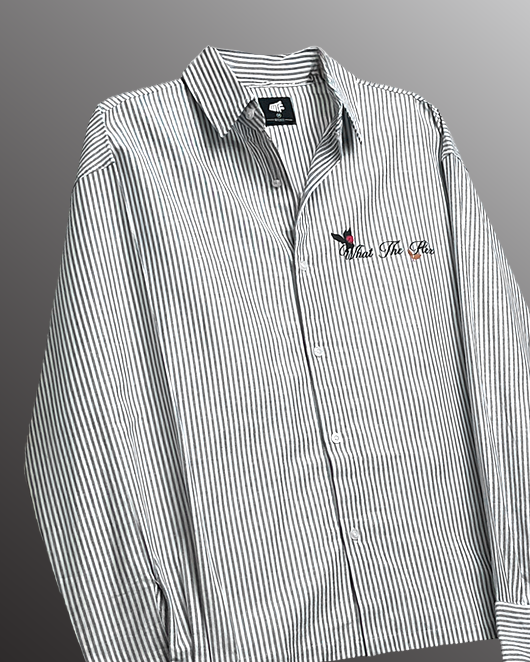 Not Just A Dream Blue Full Sleeves Striped Shirt