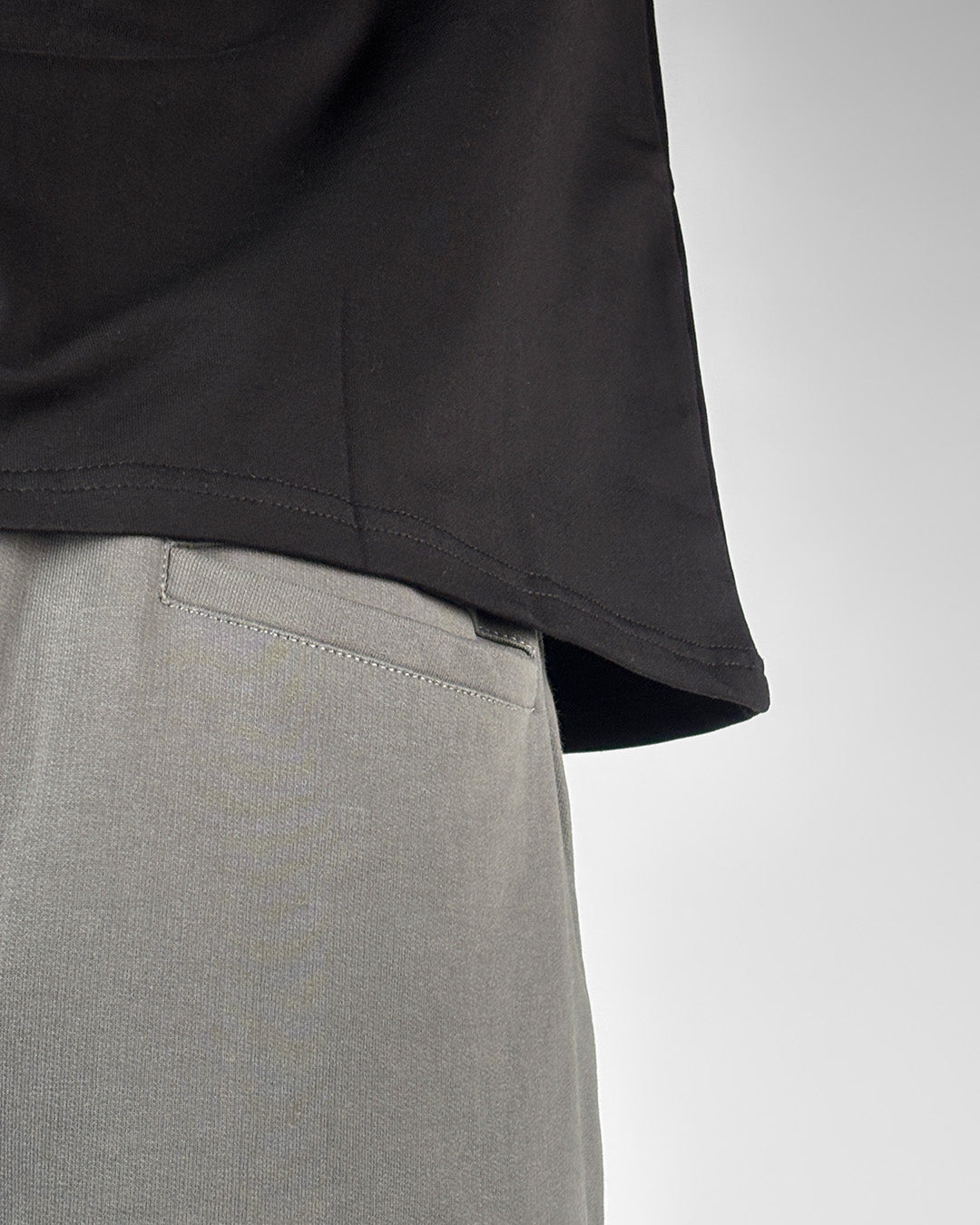 Dropzone Grey Cotton Shorts