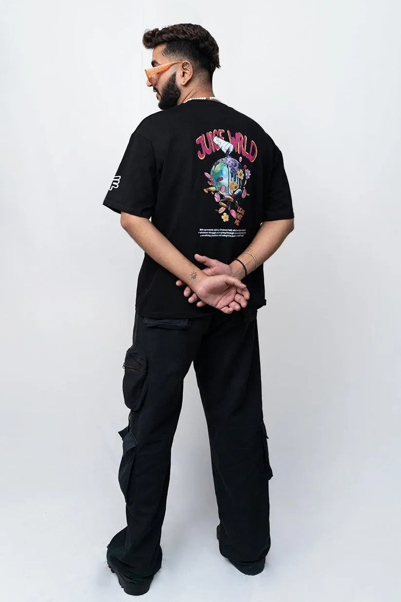 Juice Wrld Black Oversized T-shirt