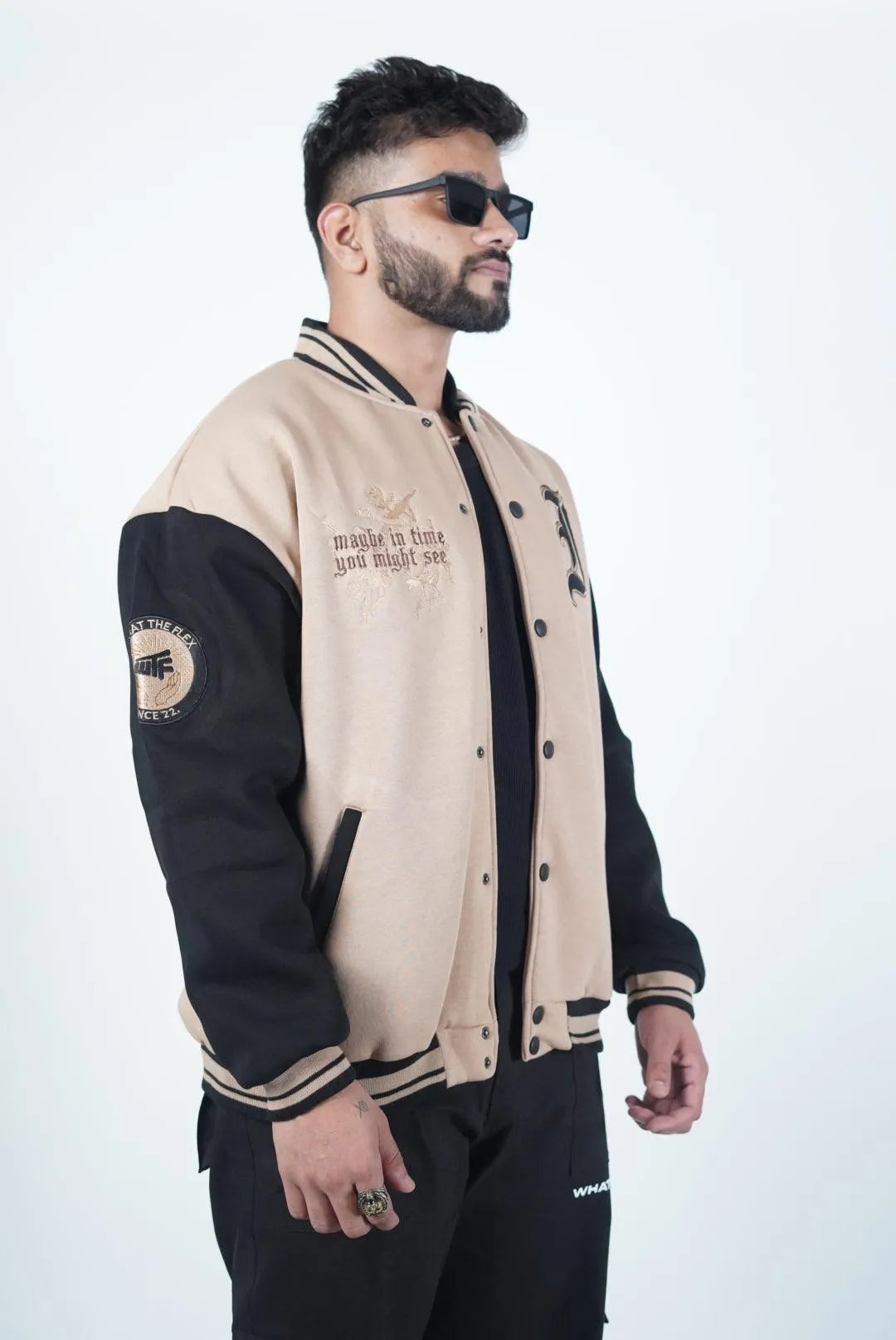 Goat Brown Varsity Jacket
