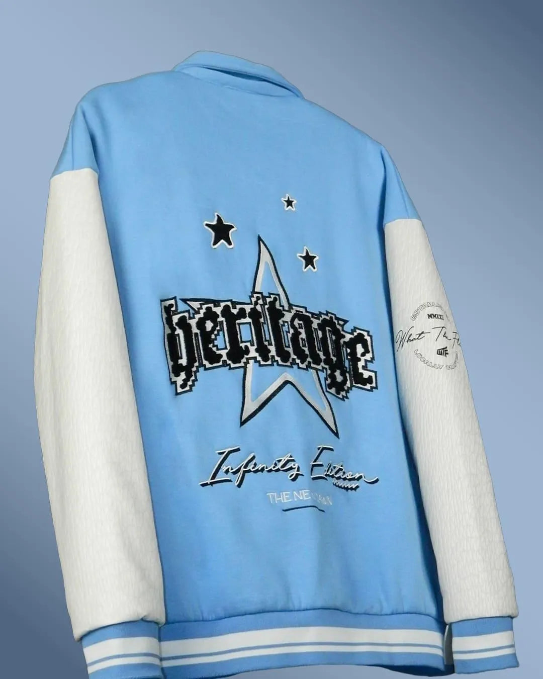 Heritage Light Blue Varsity Jacket