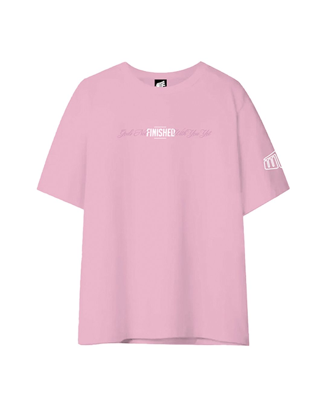 New World Energy Pink Oversized T-shirt