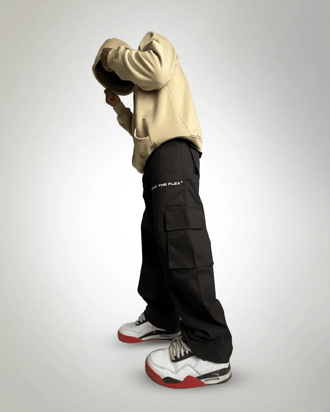 Solid Black Unisex Cargo