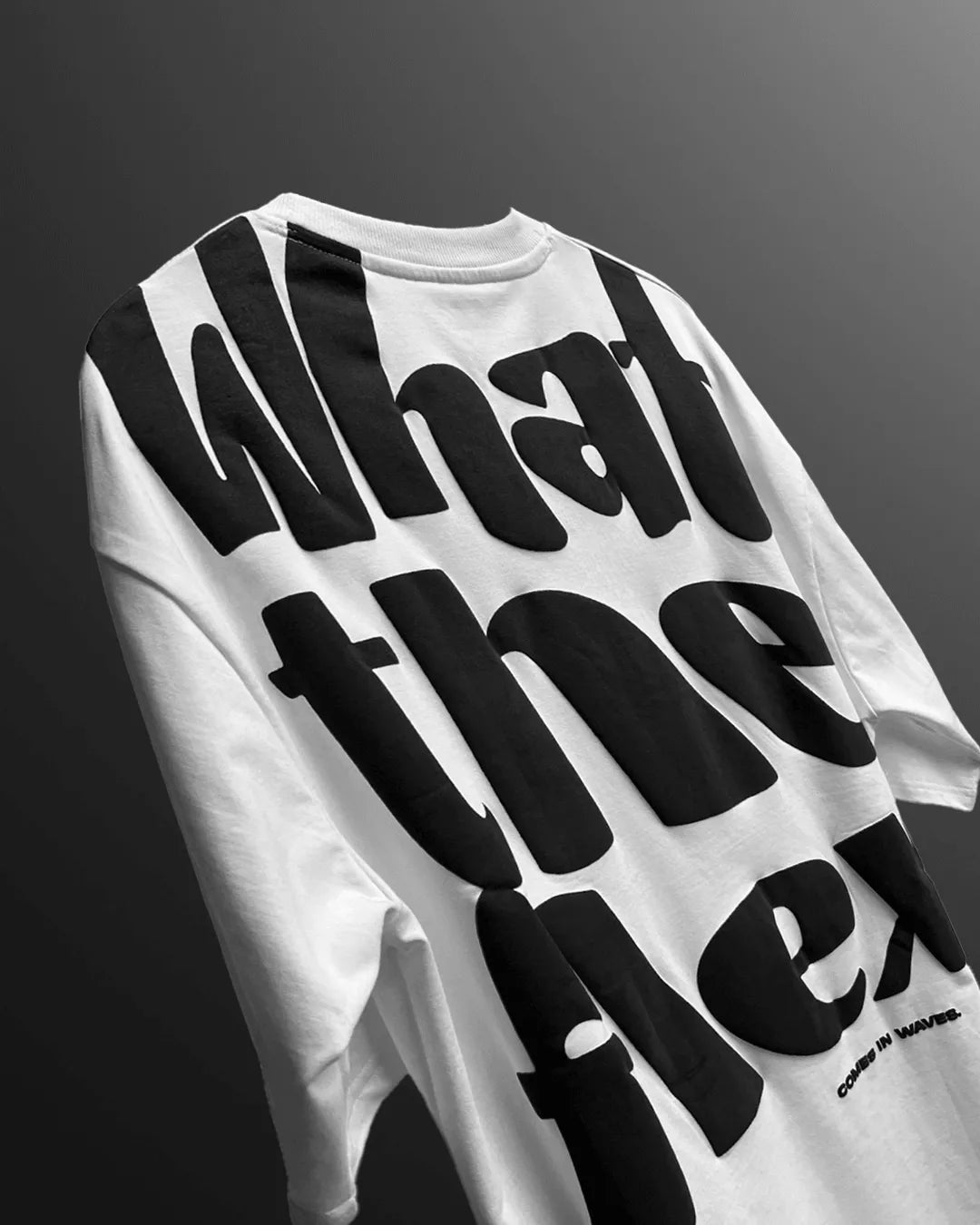 Bleed Flex White Heavyweight Oversized T-shirt