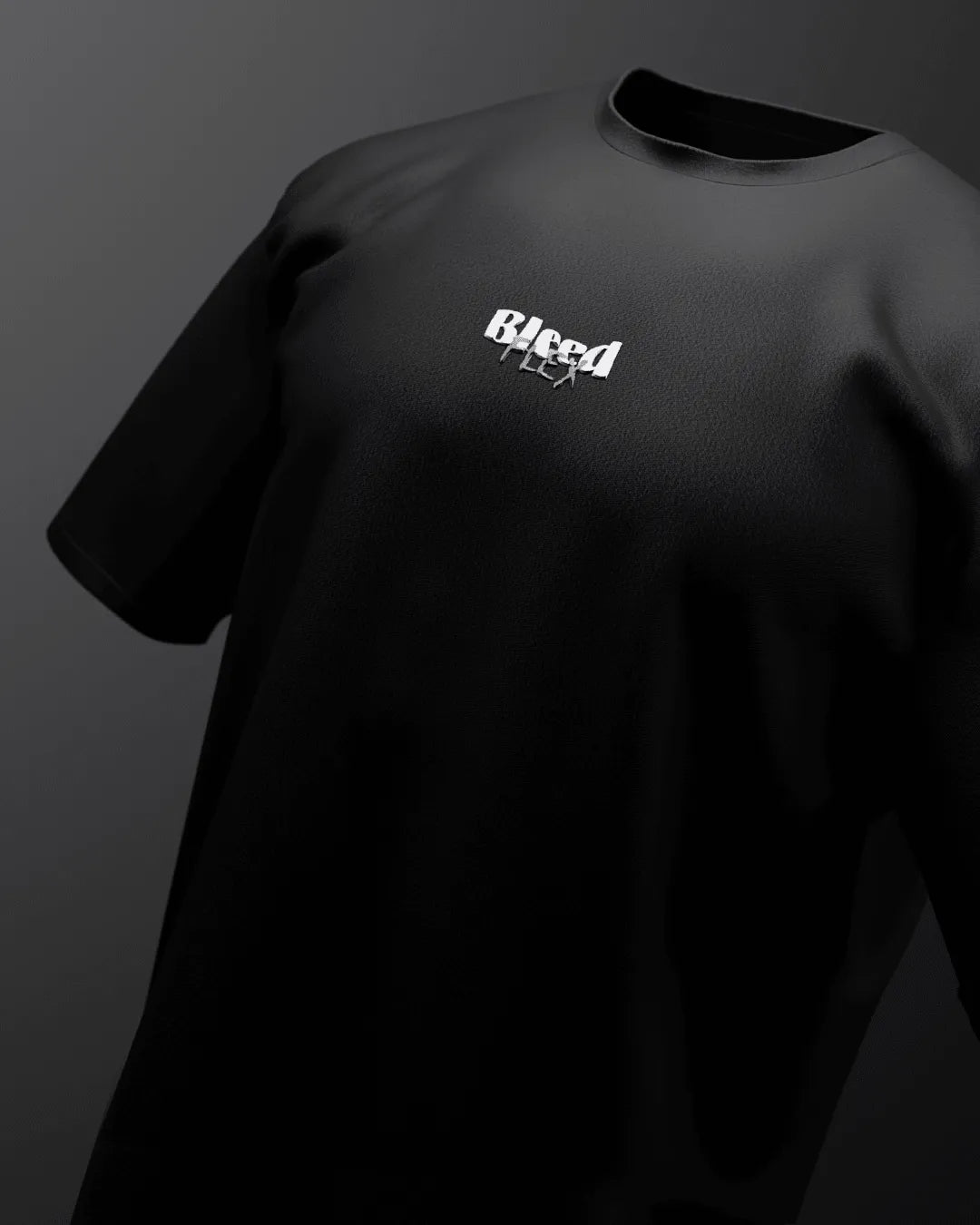 Bleed Flex Black Heavyweight T-shirt