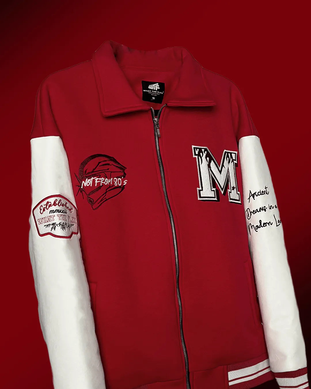 Young Forever Red Varsity Jacket